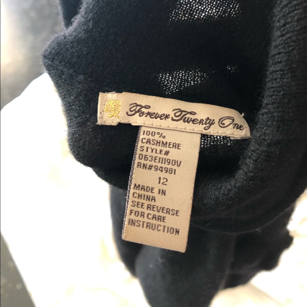 Forever 21 Cashmere Turtleneck Sweater View 2